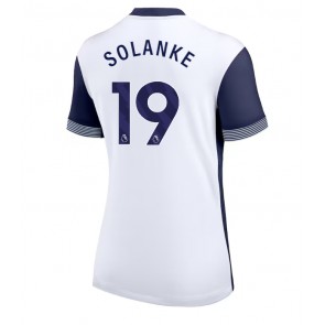 Tottenham Hotspur Dominic Solanke #19 Hjemmebanetrøje Dame 2024-25 Kort ærmer